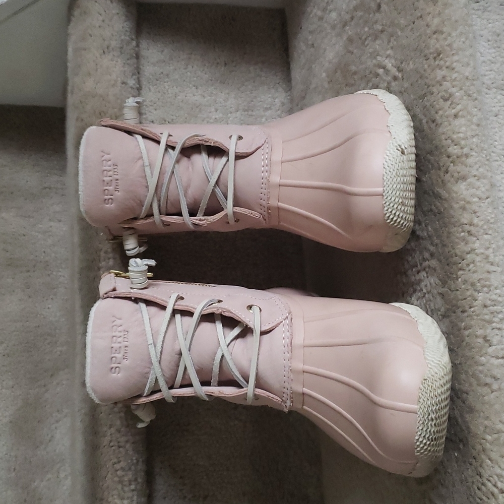 Sperry Duck Boots Saltwater Blush
